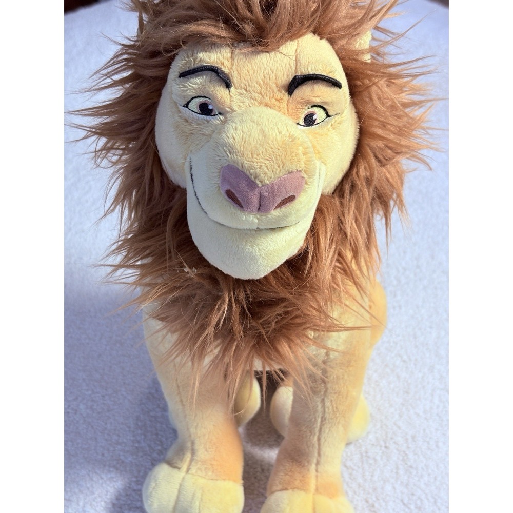 Disney Store Authentic The Lion King Adult Simba 16" Stuffed Animal